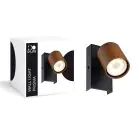 D'Lite Wandleuchte Prisma Metall Bernstein | IP20 - Geeignet für 1x GU10