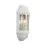 Ansell LED Applique Murale Latina Demi Lanterne Blanc - Convient pour E27 Jusuq'À 42W | IP65 - Détecteur de Mouvement et de Lumière