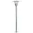 Nordlux Lønstrup 32 Lampe sur pied Acier et Verre Gris | 320mm - IP44 - Convient pour E27