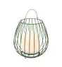 Nordlux Lampe De Chevet Jim To-Go Portable Batterie Métal Vert 3W 300lm - 827 Blanc Très Chaud | 3 Niveaux De Gradation Dimmable 