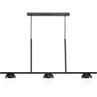 Nordlux Contina Suspension Luminaire Métal 3-Spot Noir | Convient pour 3x G9