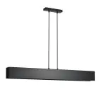 Emibig Suspension Luminaire Gentor Acier Noir | Convient pour 4x E27 - Max 15W
