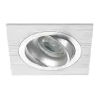 Noxion Encastré Spot Boxi MR16 inclinable Aluminium | Diamètre 80mm - GU10 Culot